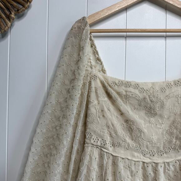 Free People Cream Maxi Dress - Picture 4 of 10